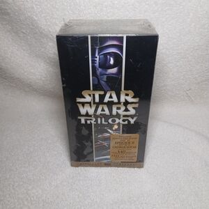Factory Sealed Star Wars Trilogy VHS Tapes.